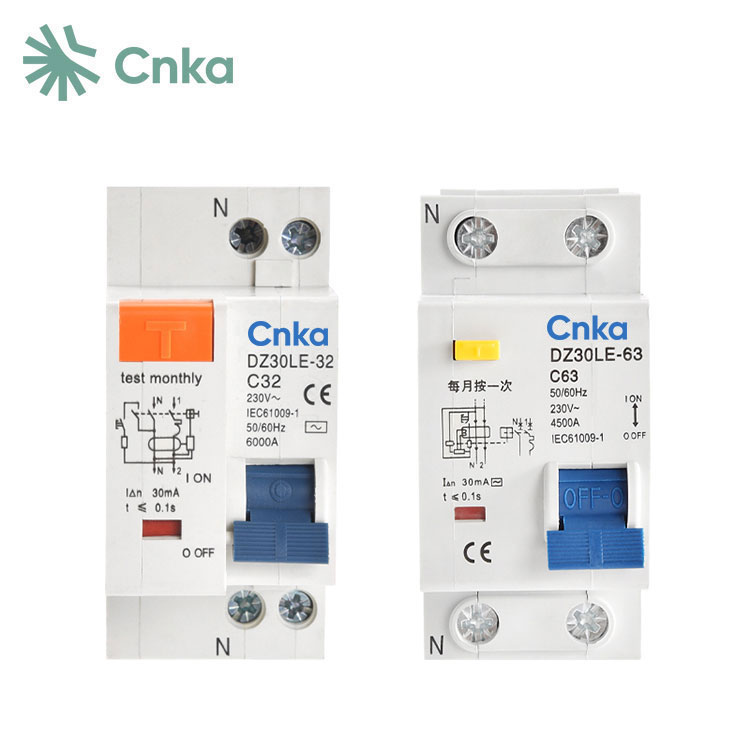 Elektromos Rccb maradék áramkör megszakító